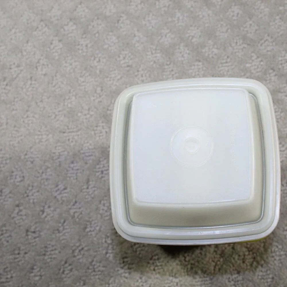 Vintage Green Tupperware Pick-A-Deli Pickle Keeper Container Drainer